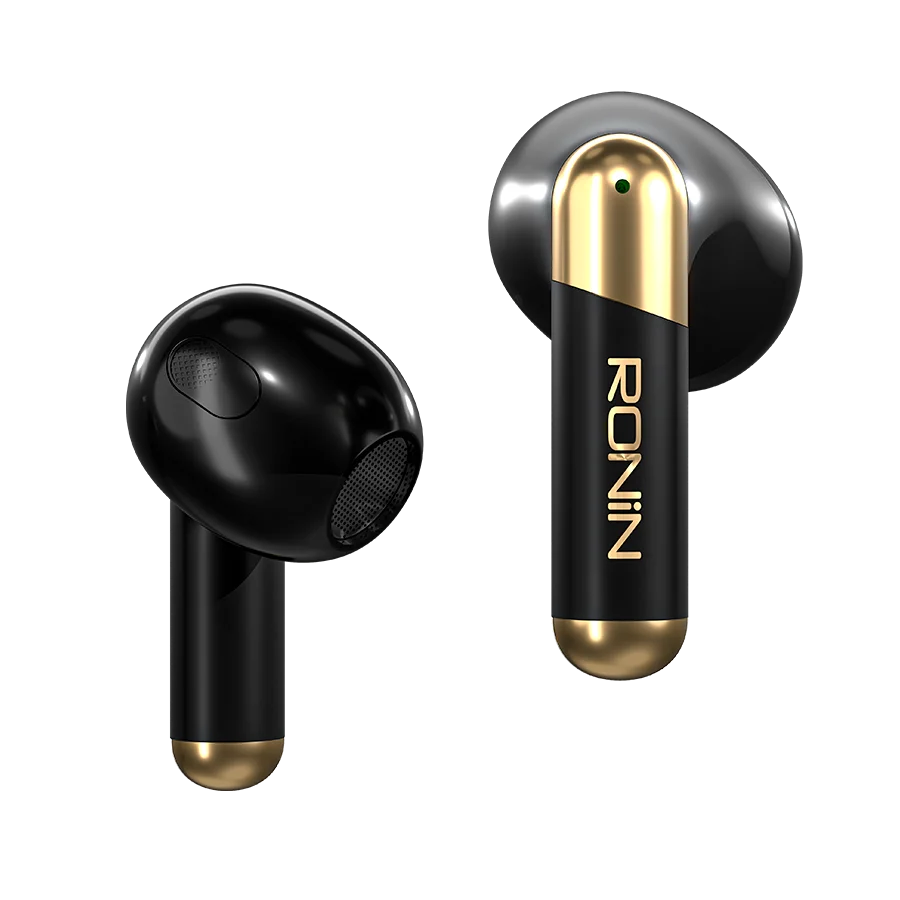 Ronin Snap Transparent Crystal Case Gaming Earbuds